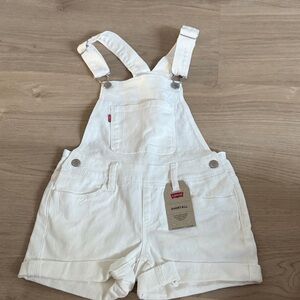 Levi's White Kids Shortall
